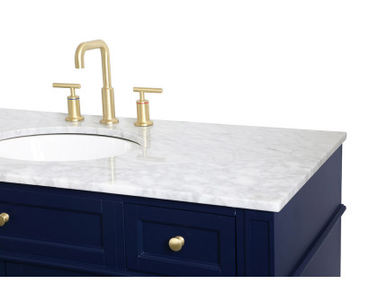 Elegant 60" Single Bathroom Vanity Set - Blue (VF12548BL)