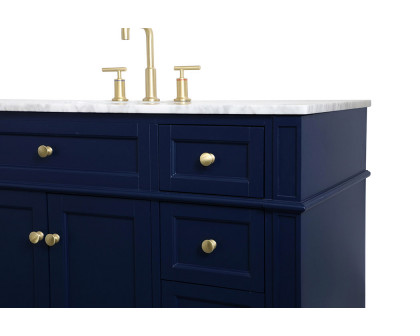 Elegant 60" Single Bathroom Vanity Set - Blue (VF12548BL)