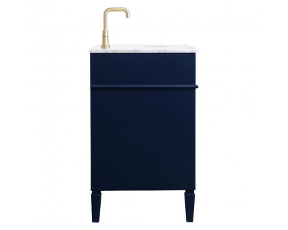 Elegant 60" Single Bathroom Vanity Set - Blue (VF12548BL)