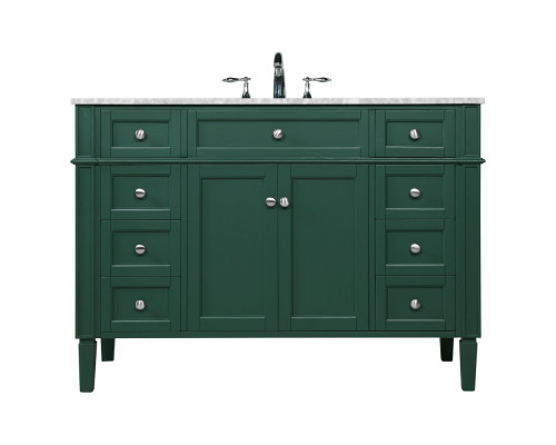 Elegant 60" Single Bathroom Vanity Set - Green (VF12548GN)