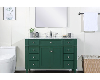 Elegant 60" Single Bathroom Vanity Set - Green (VF12548GN)