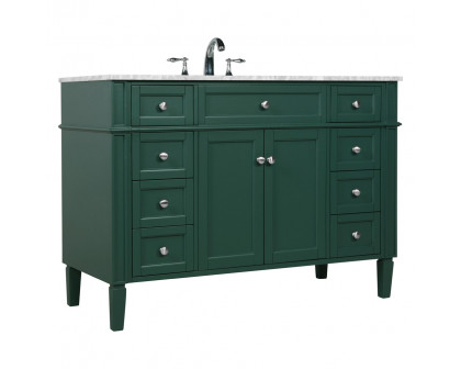 Elegant 60" Single Bathroom Vanity Set - Green (VF12548GN)