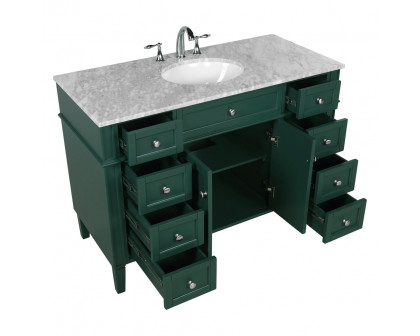 Elegant 60" Single Bathroom Vanity Set - Green (VF12548GN)