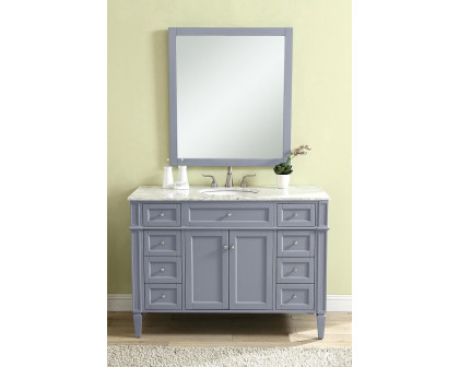 Elegant 60" Single Bathroom Vanity Set - Gray (VF12548GR)