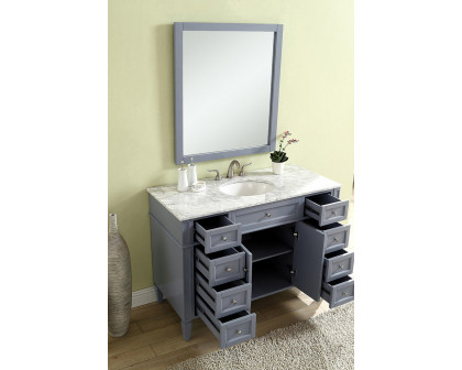 Elegant 60" Single Bathroom Vanity Set - Gray (VF12548GR)