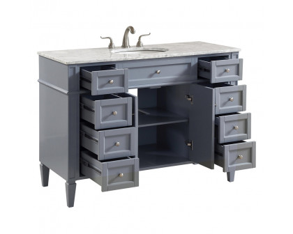 Elegant 60" Single Bathroom Vanity Set - Gray (VF12548GR)