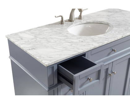 Elegant 60" Single Bathroom Vanity Set - Gray (VF12548GR)