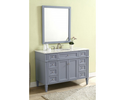 Elegant 60" Single Bathroom Vanity Set - Gray (VF12548GR)