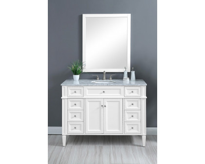 Elegant 60" Single Bathroom Vanity Set - White (VF12548WH)