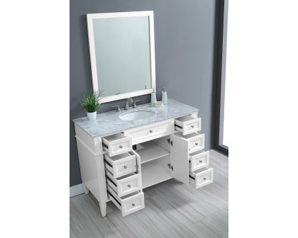 Elegant 60" Single Bathroom Vanity Set - White (VF12548WH)