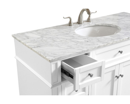 Elegant 60" Single Bathroom Vanity Set - White (VF12548WH)