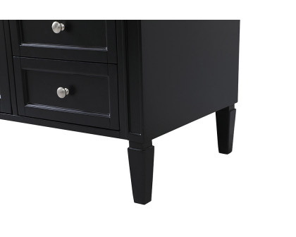 Elegant 60" Single Bathroom Vanity Set - Black (VF12560BK)