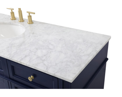 Elegant 60" Single Bathroom Vanity Set - Blue (VF12560BL)