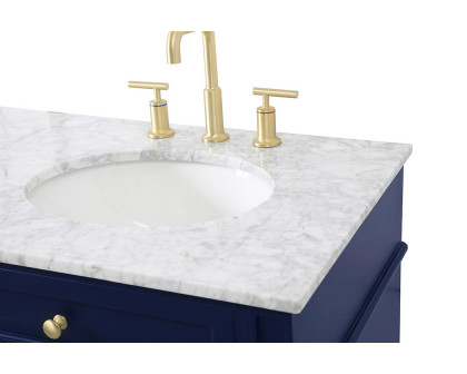 Elegant 60" Single Bathroom Vanity Set - Blue (VF12560DBL)