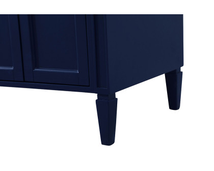 Elegant 60" Single Bathroom Vanity Set - Blue (VF12560DBL)