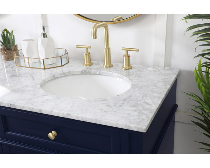 Elegant 60" Single Bathroom Vanity Set - Blue (VF12560DBL)