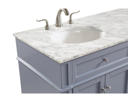 Elegant 60" Single Bathroom Vanity Set - Gray (VF12560DGR)