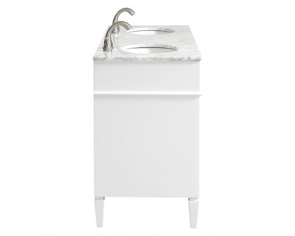 Elegant 60" Single Bathroom Vanity Set - White (VF12560DWH)