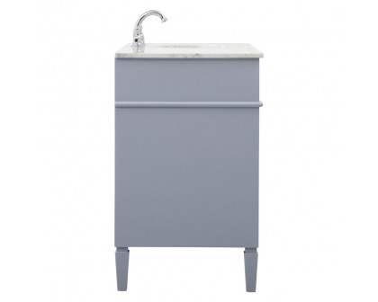 Elegant 60" Single Bathroom Vanity Set - Gray (VF12560GR)