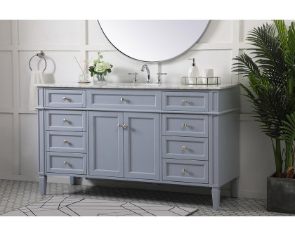 Elegant 60" Single Bathroom Vanity Set - Gray (VF12560GR)