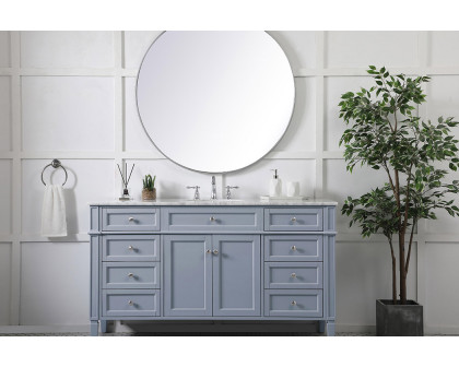 Elegant 60" Single Bathroom Vanity Set - Gray (VF12560GR)