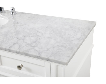 Elegant 60" Single Bathroom Vanity Set - White (VF12560WH)