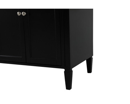 Elegant 60" Single Bathroom Vanity Set - Black (VF12572DBK)