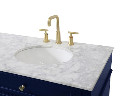 Elegant 60" Single Bathroom Vanity Set - Blue (VF12572DBL)