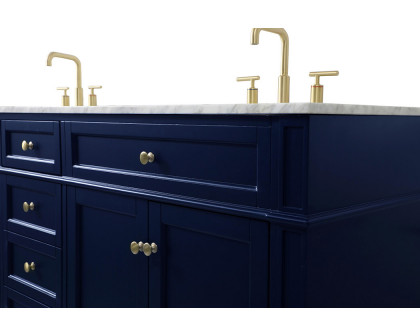 Elegant 60" Single Bathroom Vanity Set - Blue (VF12572DBL)