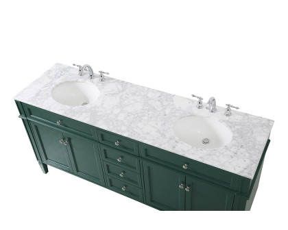 Elegant 60" Single Bathroom Vanity Set - Green (VF12572DGN)