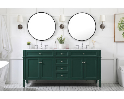 Elegant 60" Single Bathroom Vanity Set - Green (VF12572DGN)