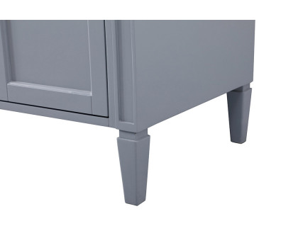 Elegant 60" Single Bathroom Vanity Set - Gray (VF12572DGR)