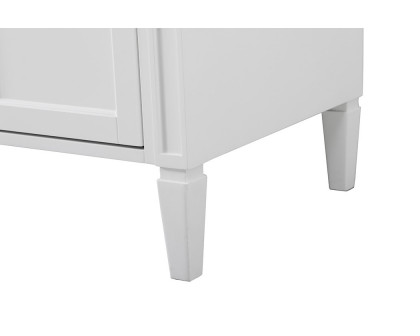 Elegant 60" Single Bathroom Vanity Set - White (VF12572DWH)