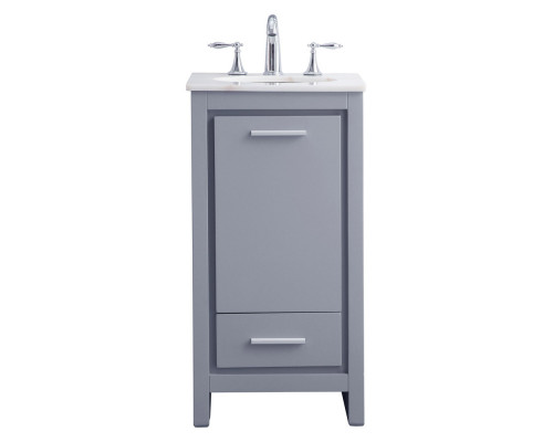 Elegant Bathroom Vanity - Gray (VF12818GR)