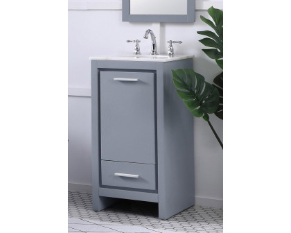 Elegant Bathroom Vanity - Gray (VF12818GR)