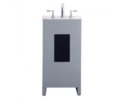 Elegant Bathroom Vanity - Gray (VF12818GR)