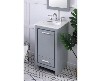 Elegant Bathroom Vanity - Gray (VF12818GR)