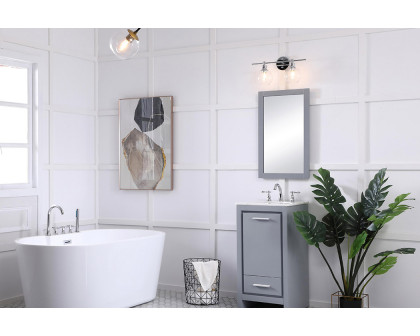 Elegant Bathroom Vanity - Gray (VF12818GR)