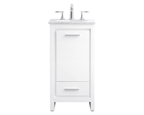 Elegant Bathroom Vanity - White (VF12818WH)