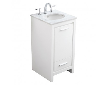 Elegant Bathroom Vanity - White (VF12818WH)