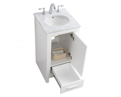 Elegant Bathroom Vanity - White (VF12818WH)