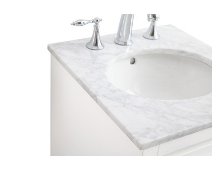 Elegant Bathroom Vanity - White (VF12818WH)