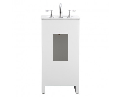 Elegant Bathroom Vanity - White (VF12818WH)