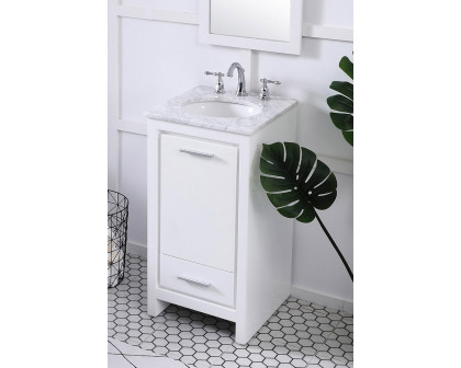 Elegant Bathroom Vanity - White (VF12818WH)