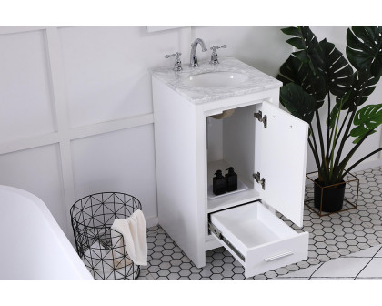 Elegant Bathroom Vanity - White (VF12818WH)