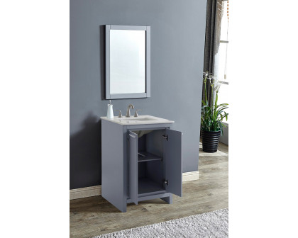 Elegant Bathroom Vanity - Gray (VF12824GR)