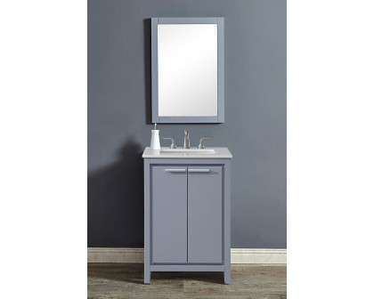 Elegant Bathroom Vanity - Gray (VF12824GR)