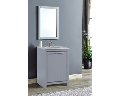 Elegant Bathroom Vanity - Gray (VF12824GR)