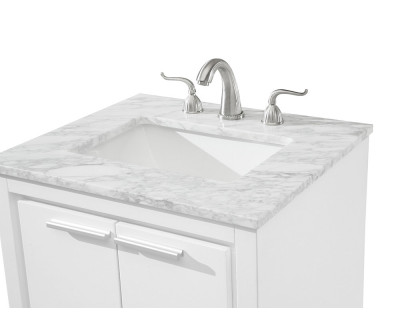 Elegant Bathroom Vanity - White (VF12824WH)