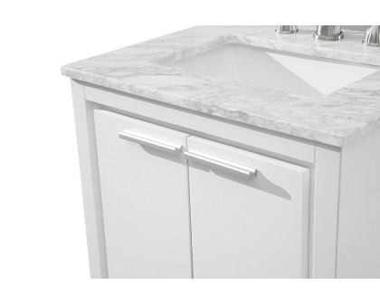 Elegant Bathroom Vanity - White (VF12824WH)